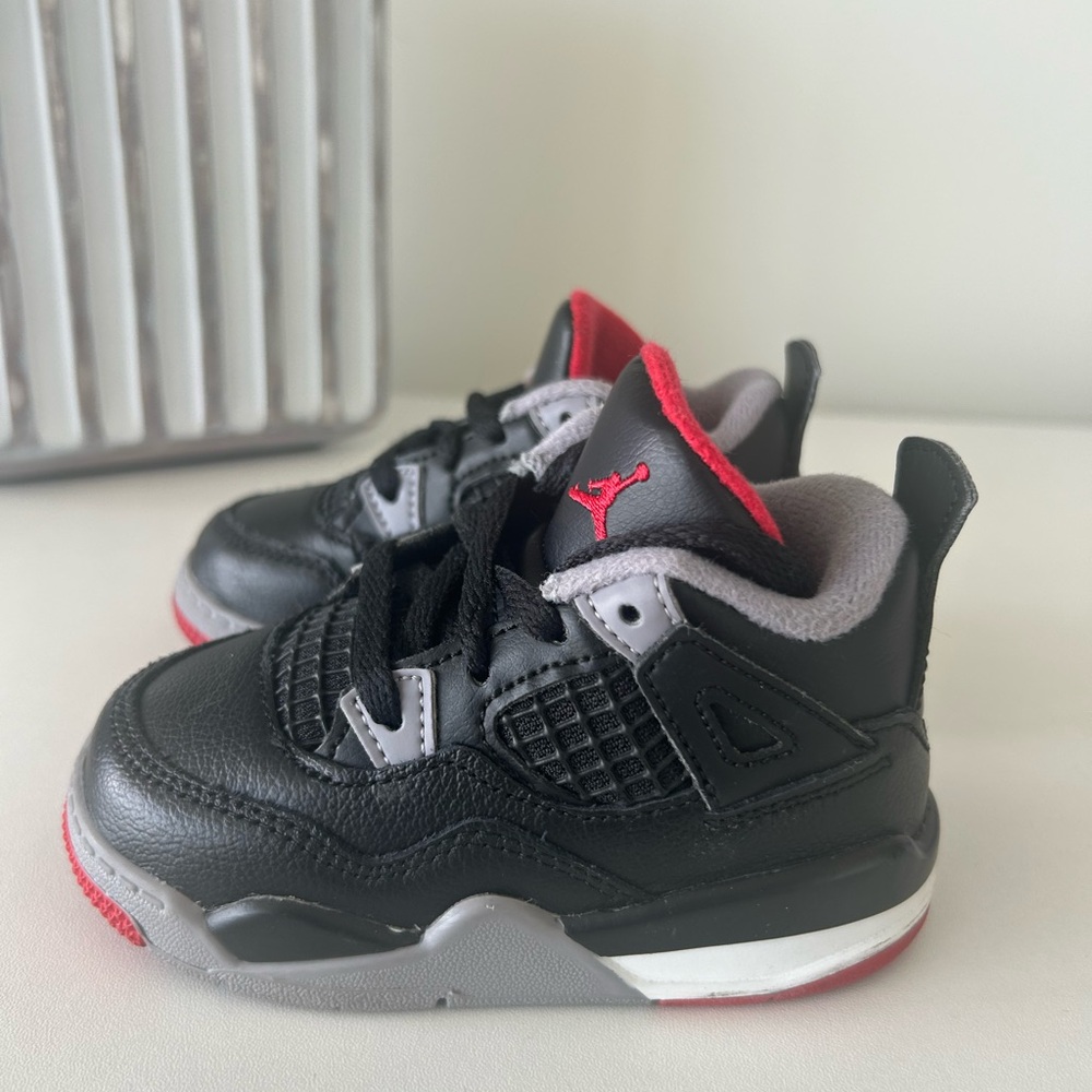 Jordan Black and Red Sneakers Iconic Design